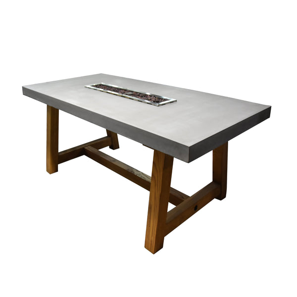 Sonoma Extension Dining Table- Gray & White main image 0