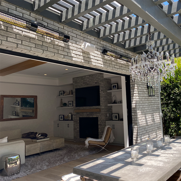 RADtec 52" Weatherproof Electric Patio Heater Outdoor Direct