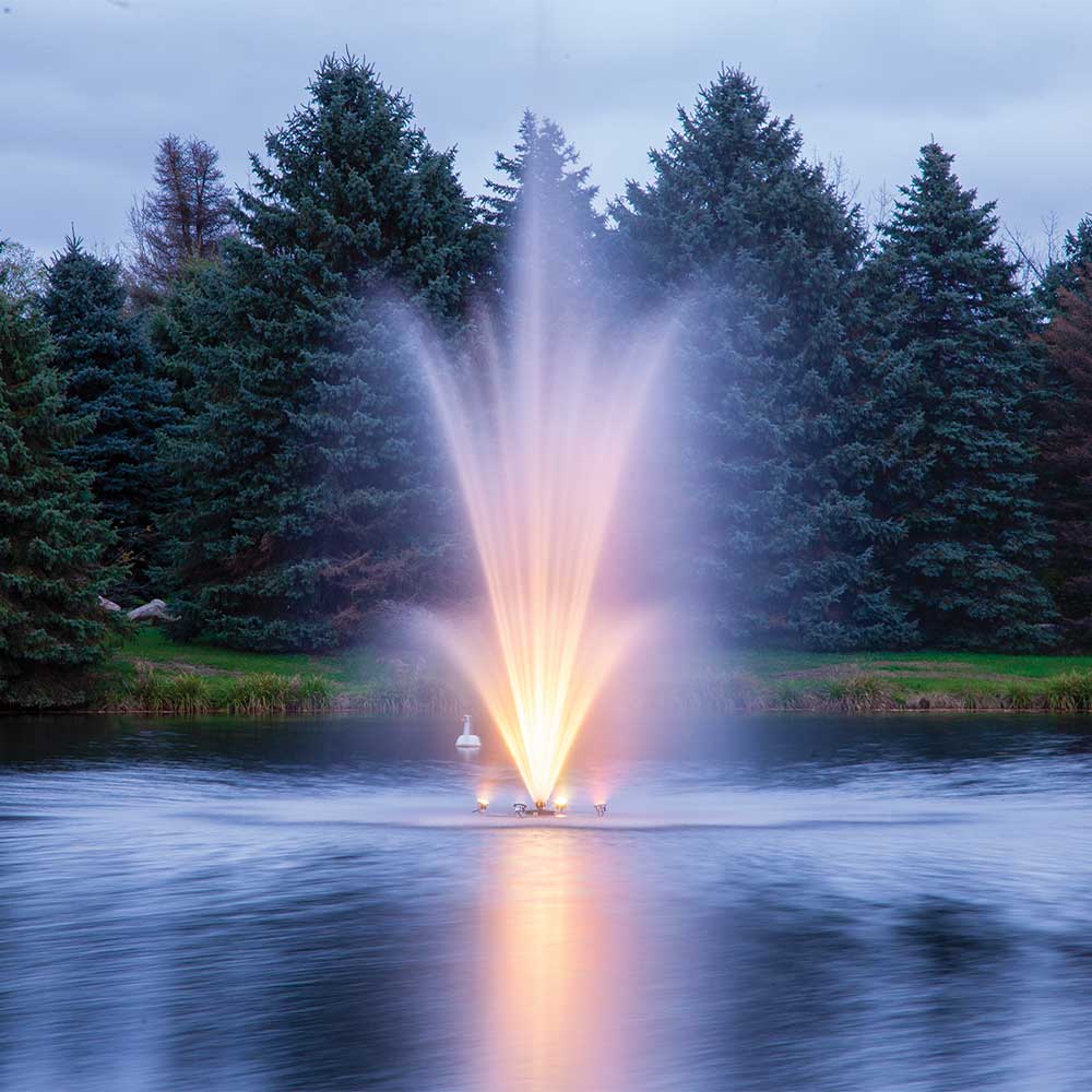 Elegant Amherst fountain by Scott Aerator