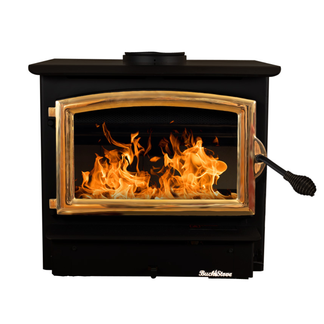 Buck Stove-Buck Stove Model 21 NC Wood Stove-Gold-Outdoor Direct
