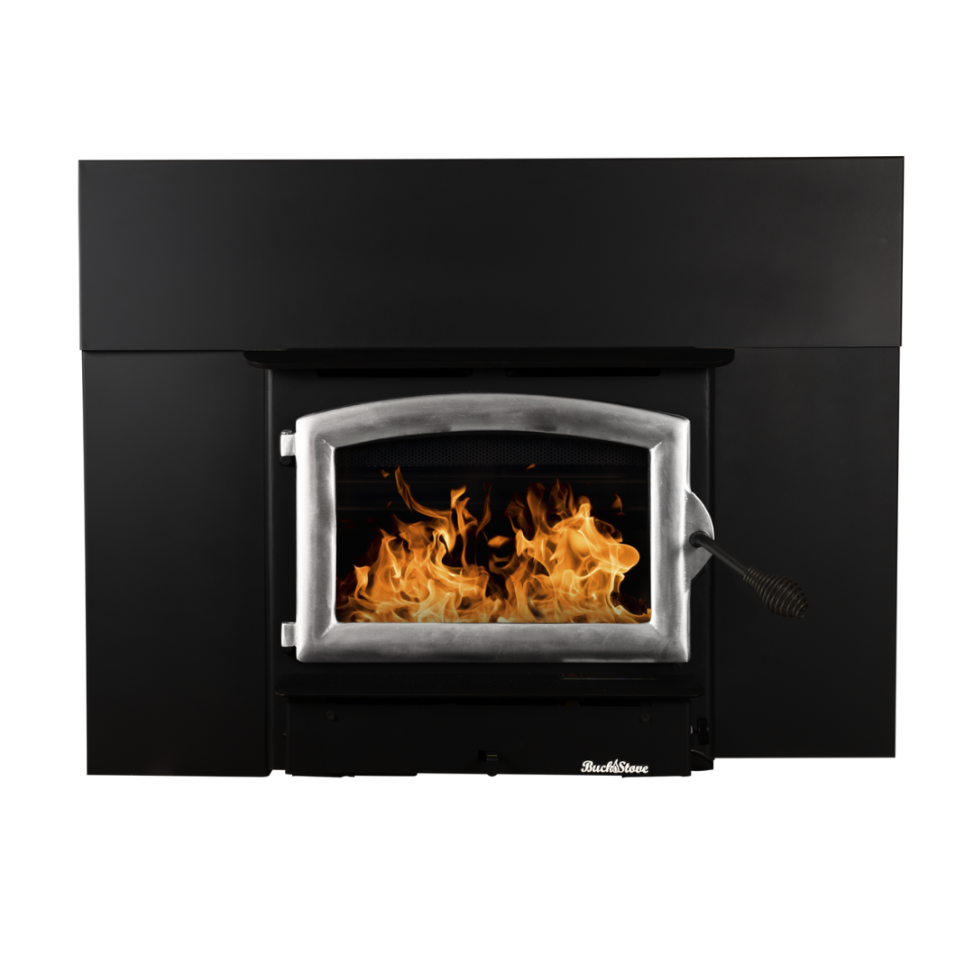 Buck Stove-Buck Stove Model 21 ZC Wood Stove-Pewter-Outdoor Direct