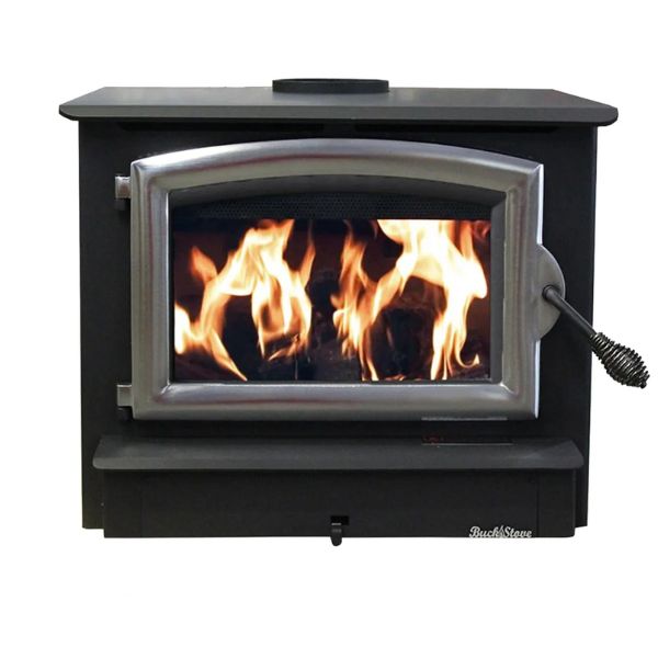 Buck Stove-Buck Stove Model 74 Wood Stove-Pewter-Outdoor Direct