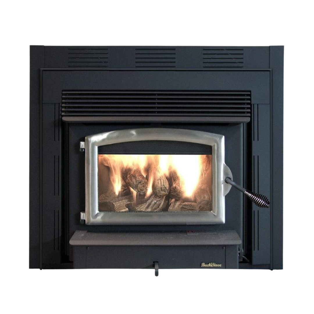 Buck Stove-Buck Stove Model 74 ZC Wood Stove-Pewter-Outdoor Direct