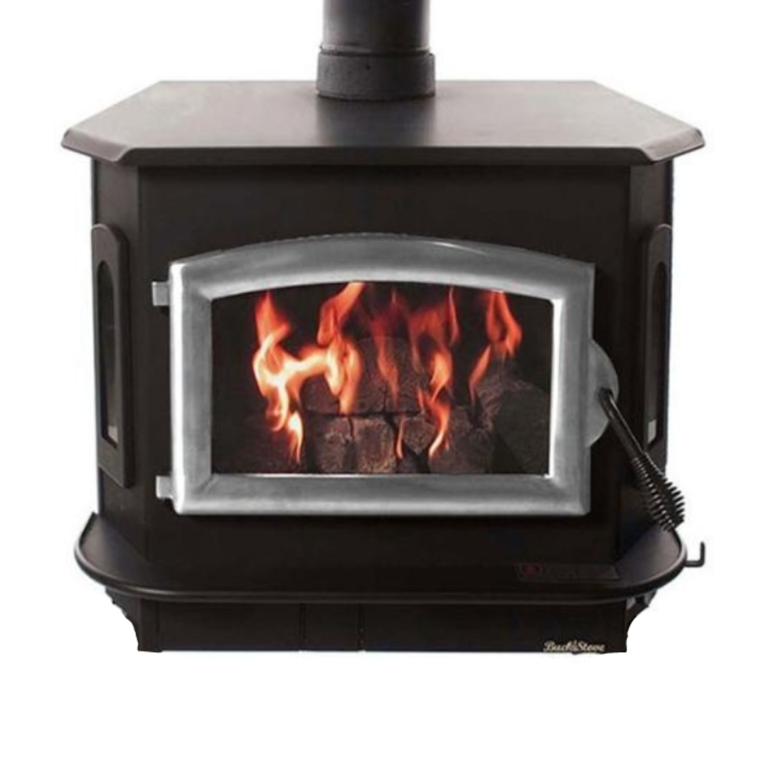 Buck Stove-Buck Stove Model 81 Wood Stove-Pewter-Outdoor Direct