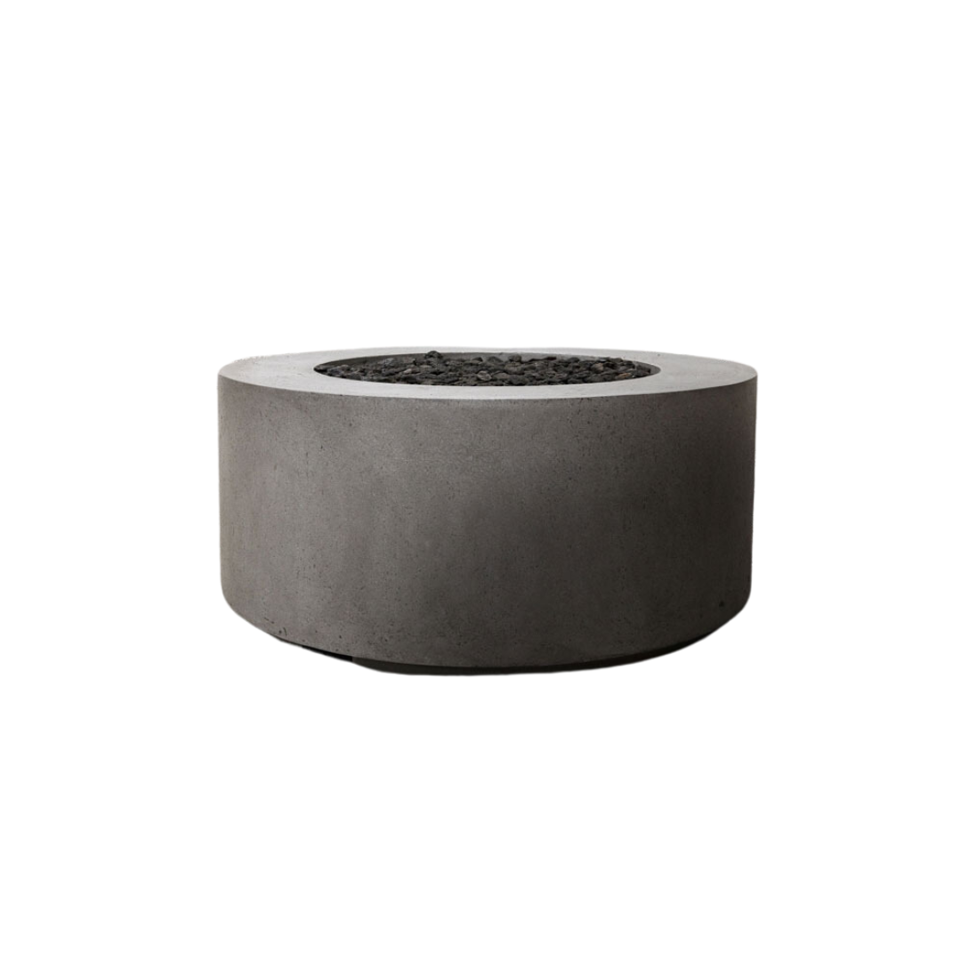 Cilindro Fire Pit in Pewter