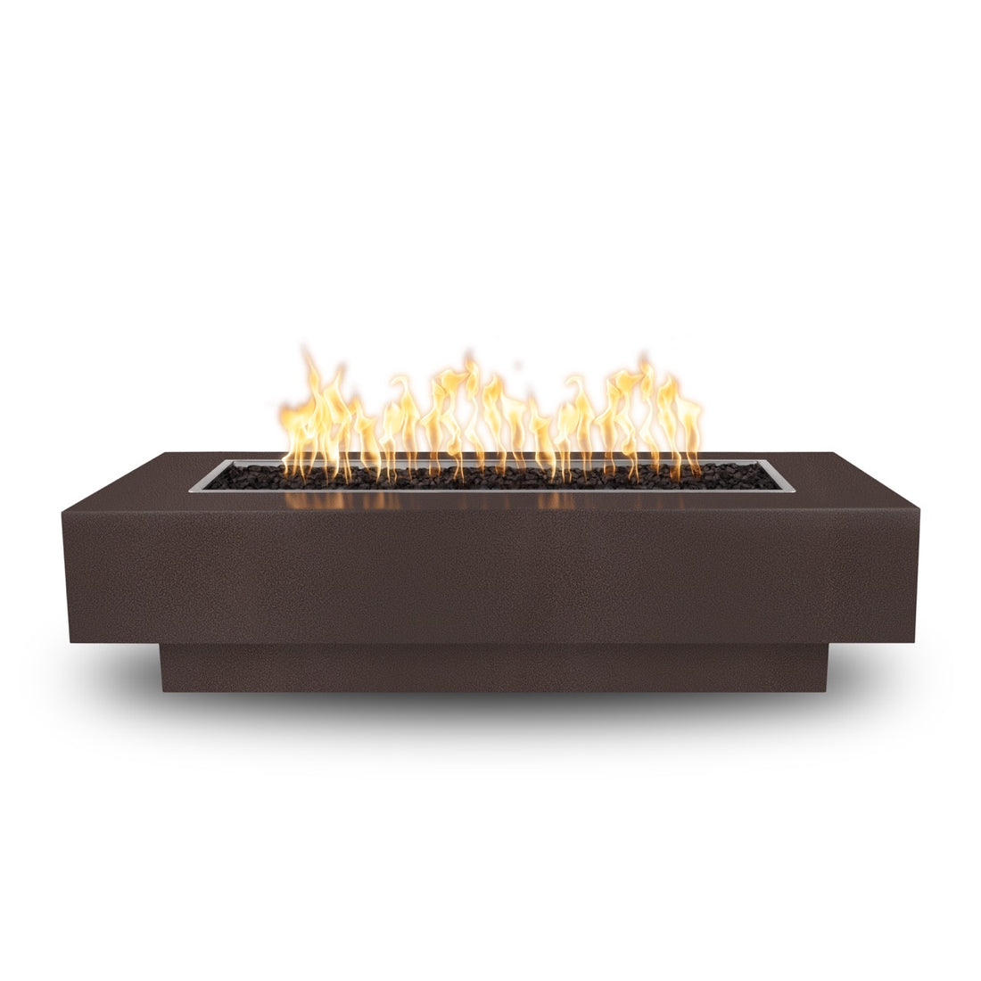 The Outdoor Plus 48&quot; Coronado Steel Rectangle Fire Pit Table