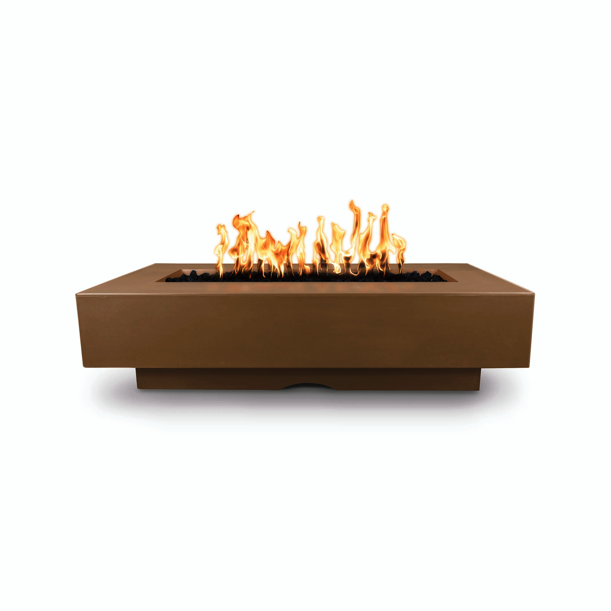 72" Del Mar GFRC Concrete Rectangle Fire Pit Table | The Outdoor Plus ...