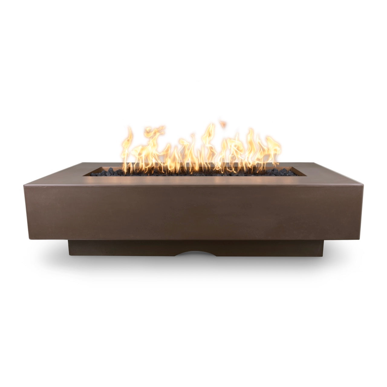 72" Del Mar GFRC Concrete Rectangle Fire Pit Table | The Outdoor Plus ...