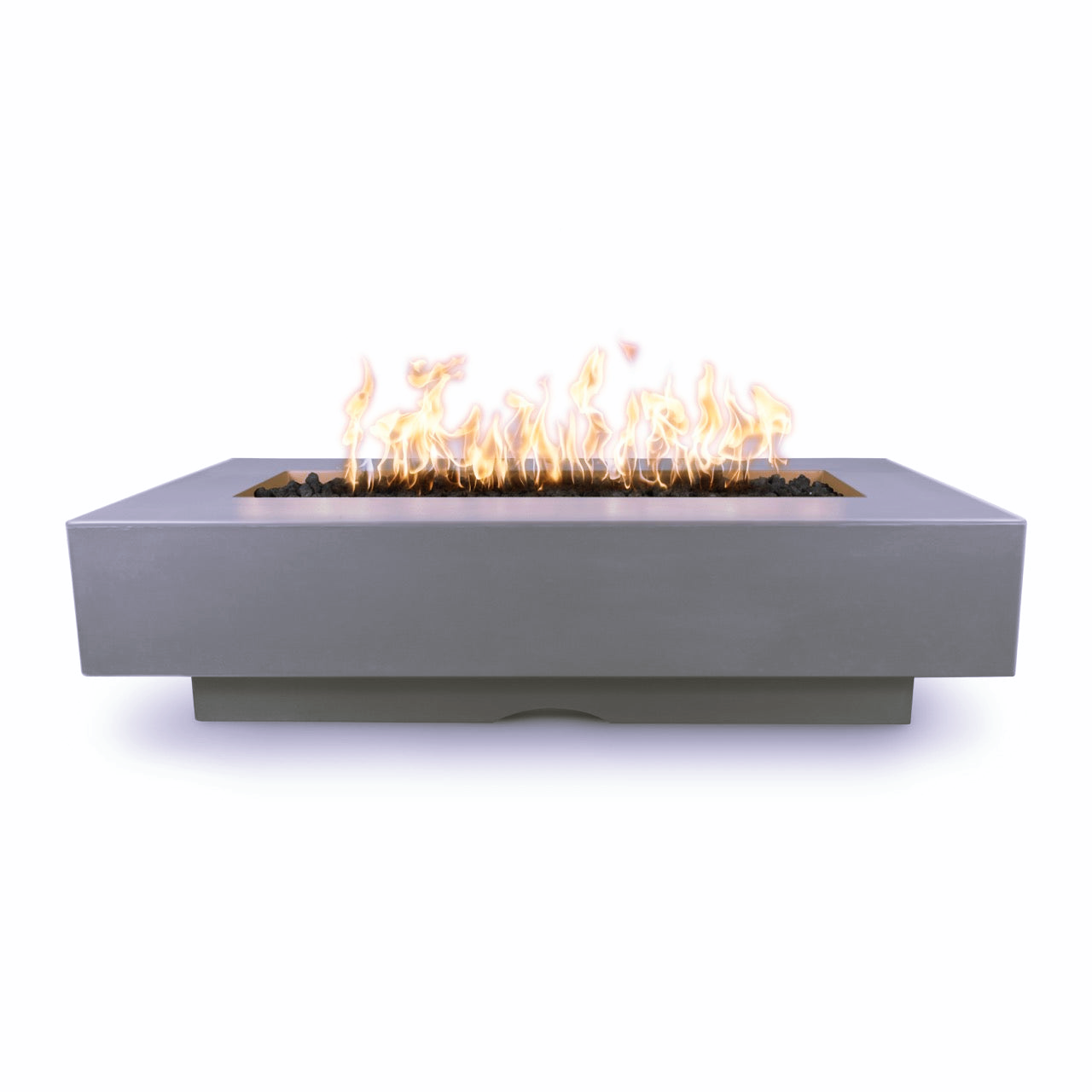 84" Del Mar GFRC Concrete Rectangle Fire Pit Table | The Outdoor Plus ...
