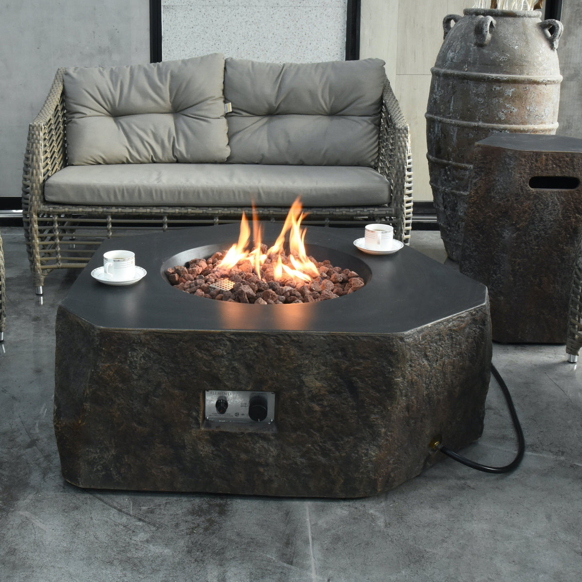 Elementi Columbia Fire Pit Table