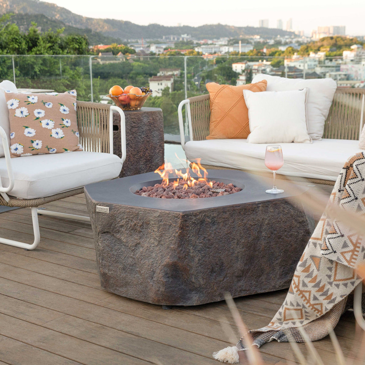 Elementi Columbia Fire Pit Table