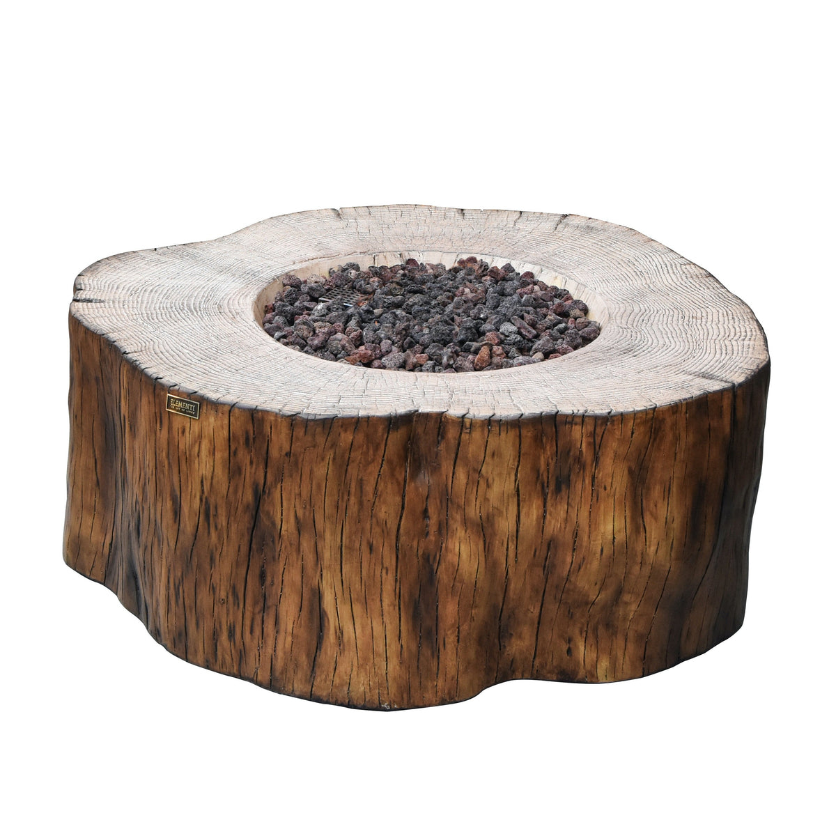 Elementi Manchester Fire Pit Table in Red Wood