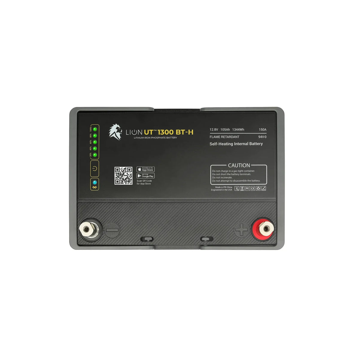 Lion Energy Safari UT 1300 BT-H Lithium Iron Phosphate (LiFePO4) Battery