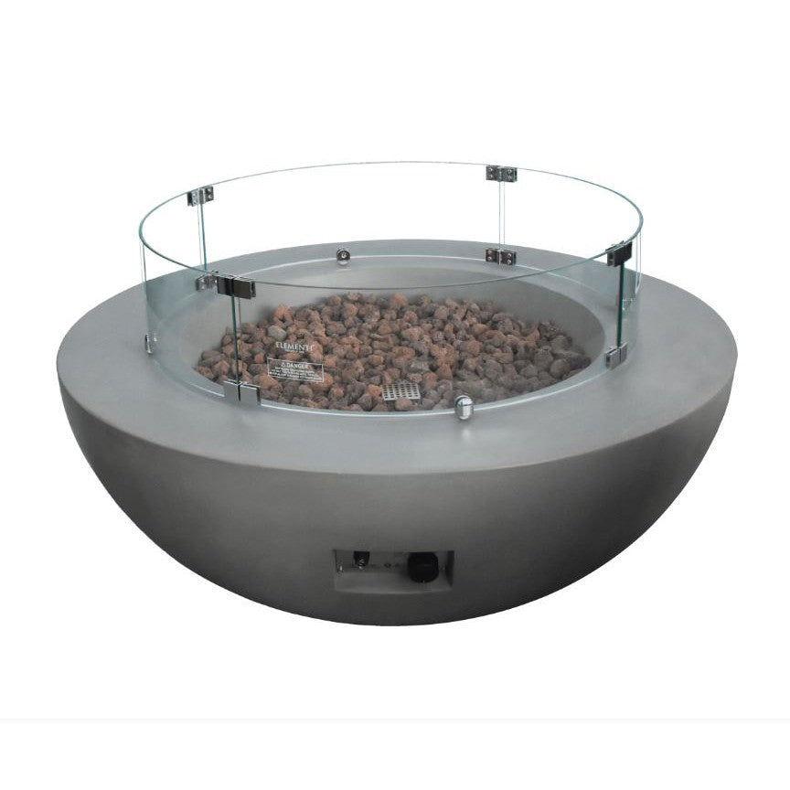 Elementi Windscreen for Lunar Bowl Fire Pit Table