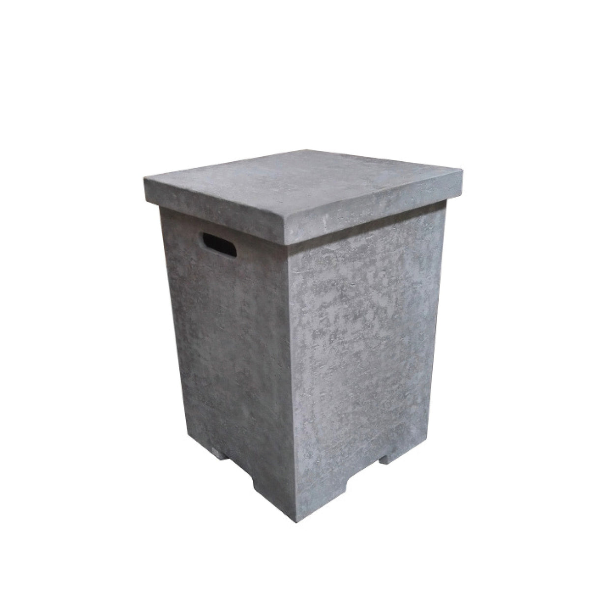 Manhattan Fire Pit Table Tank Cover with Lid in Light Gray