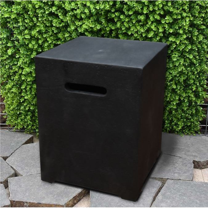 Elementi Tank Cover in Dark Gray For Metropolis Fire Pit Table