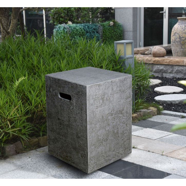 Elementi Tank Cover in Light Gray for Metropolis Fire Pit Table