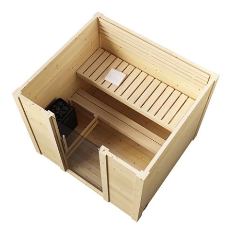 SaunaLife Model G2 Garden-Series Outdoor Home Sauna DIY Kit