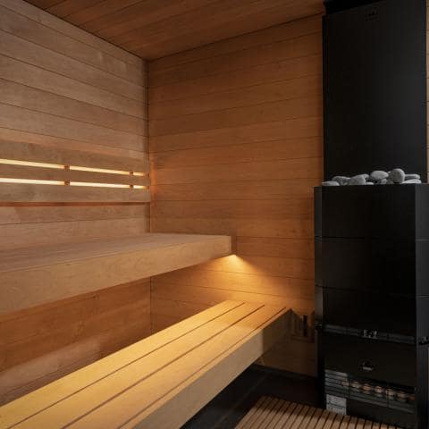 SaunaLife Model Outdoor Sauna G6 | Garden Series