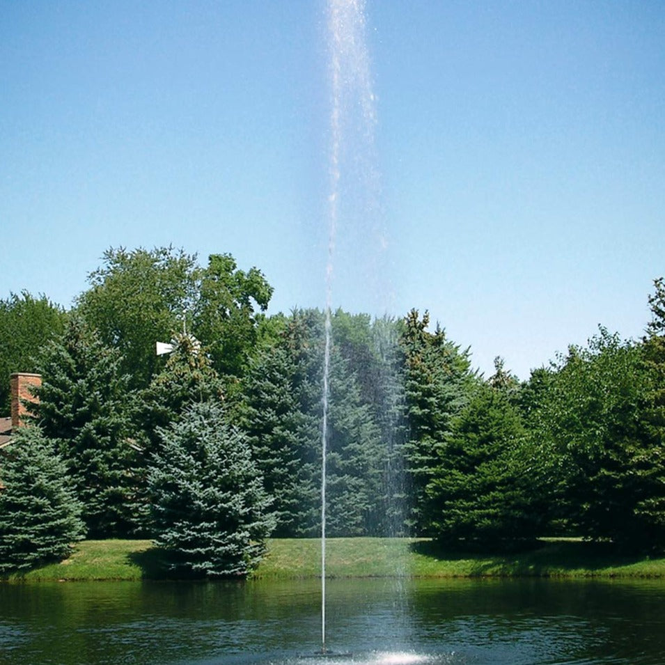 Scott Aerator Jet Stream Fountain in greenery