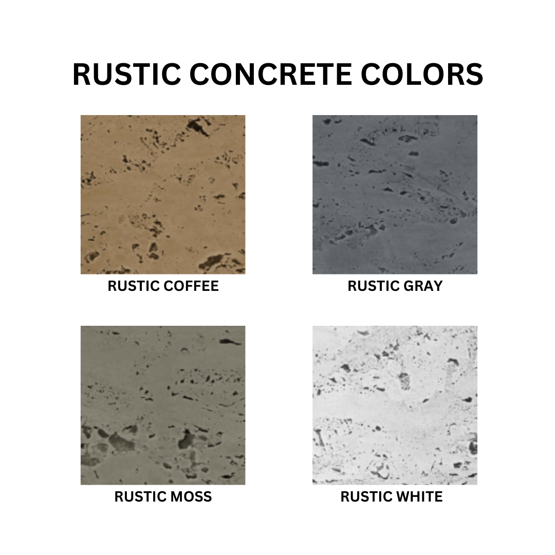 The Outdoor Plus Rustic Concrete Colors