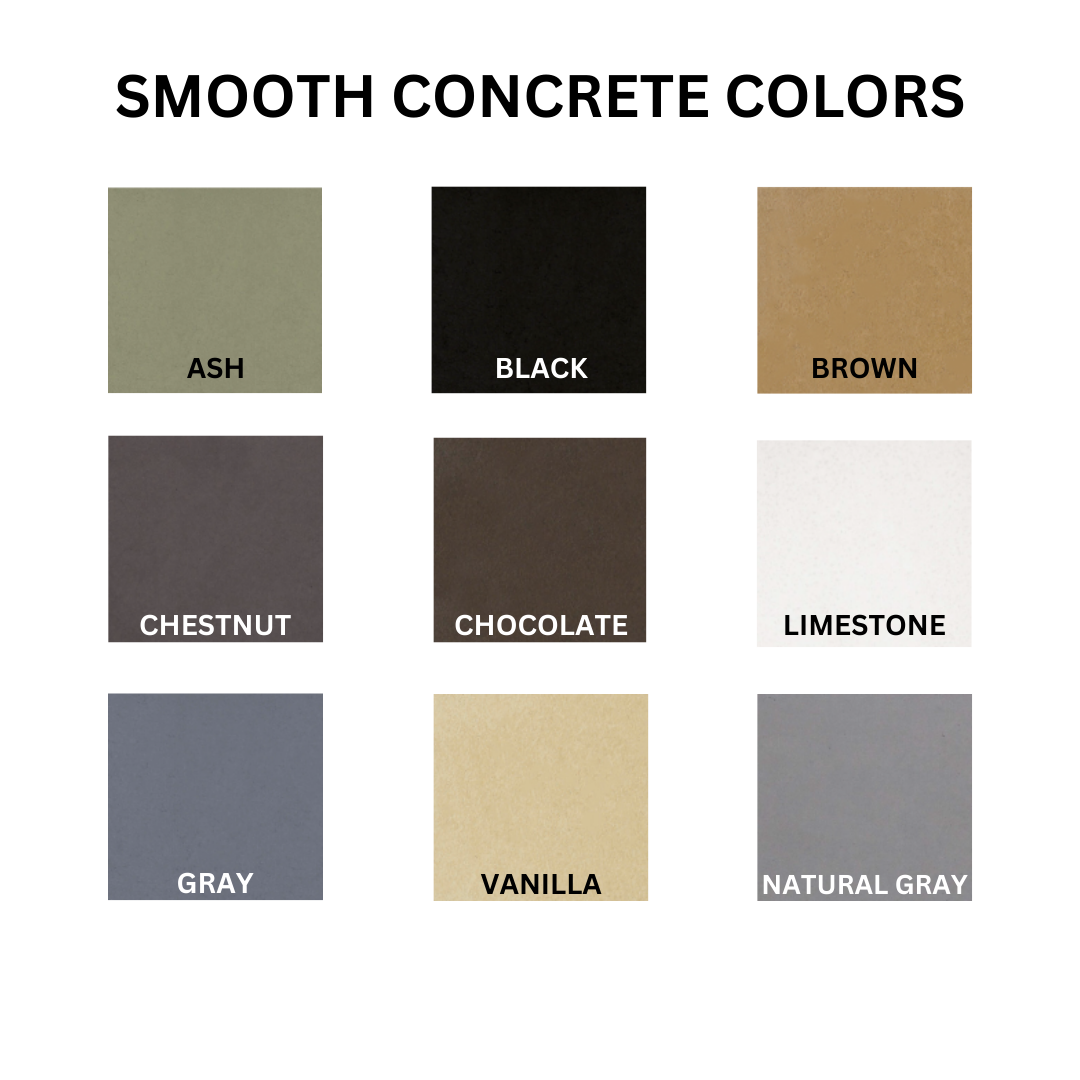 The Outdoor Plus Smooth Concrete Colors