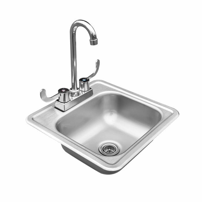 TrueFlame 15x15&quot; Drop-in Sink-Sinks &amp; Bar Prep-