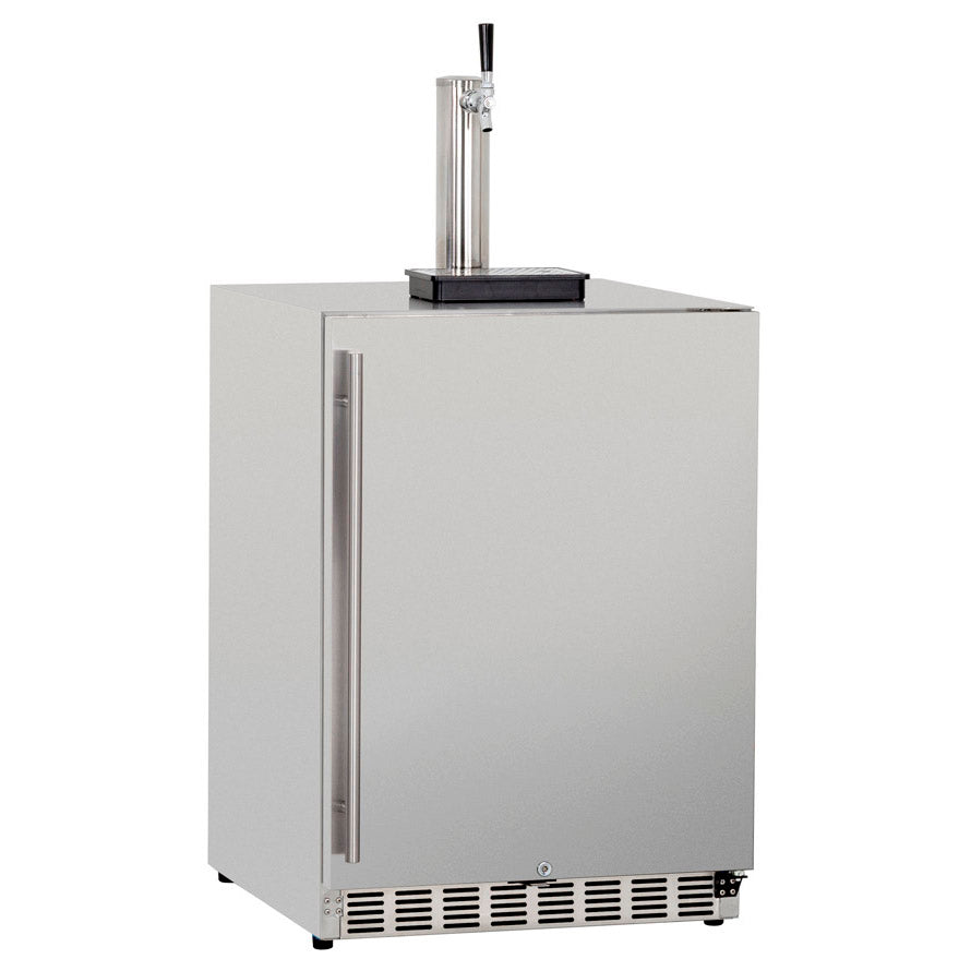 TrueFlame 24" 6.6C Deluxe Outdoor Rated Single Tap Kegerator-Refrigeration-
