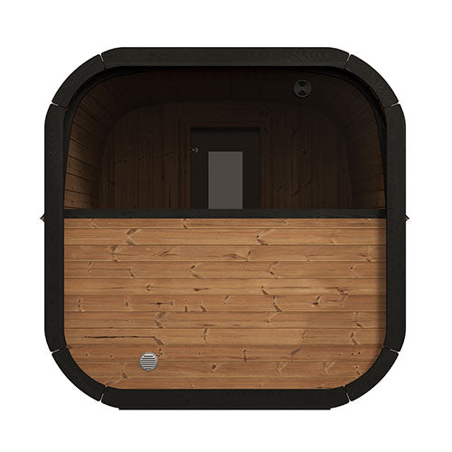 SaunaLife 8-Person Cube Series Outdoor Home Sauna Kit CL12GCP