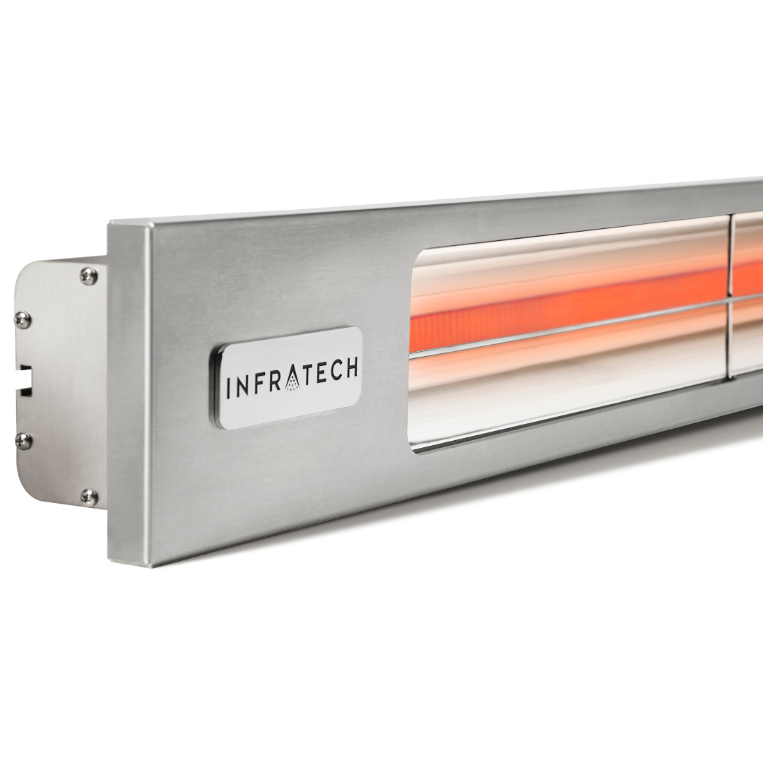 Infratech Infratech SL Series 1600W Single Element Infrared Patio Heater Patio Heater 120 Volts Silver