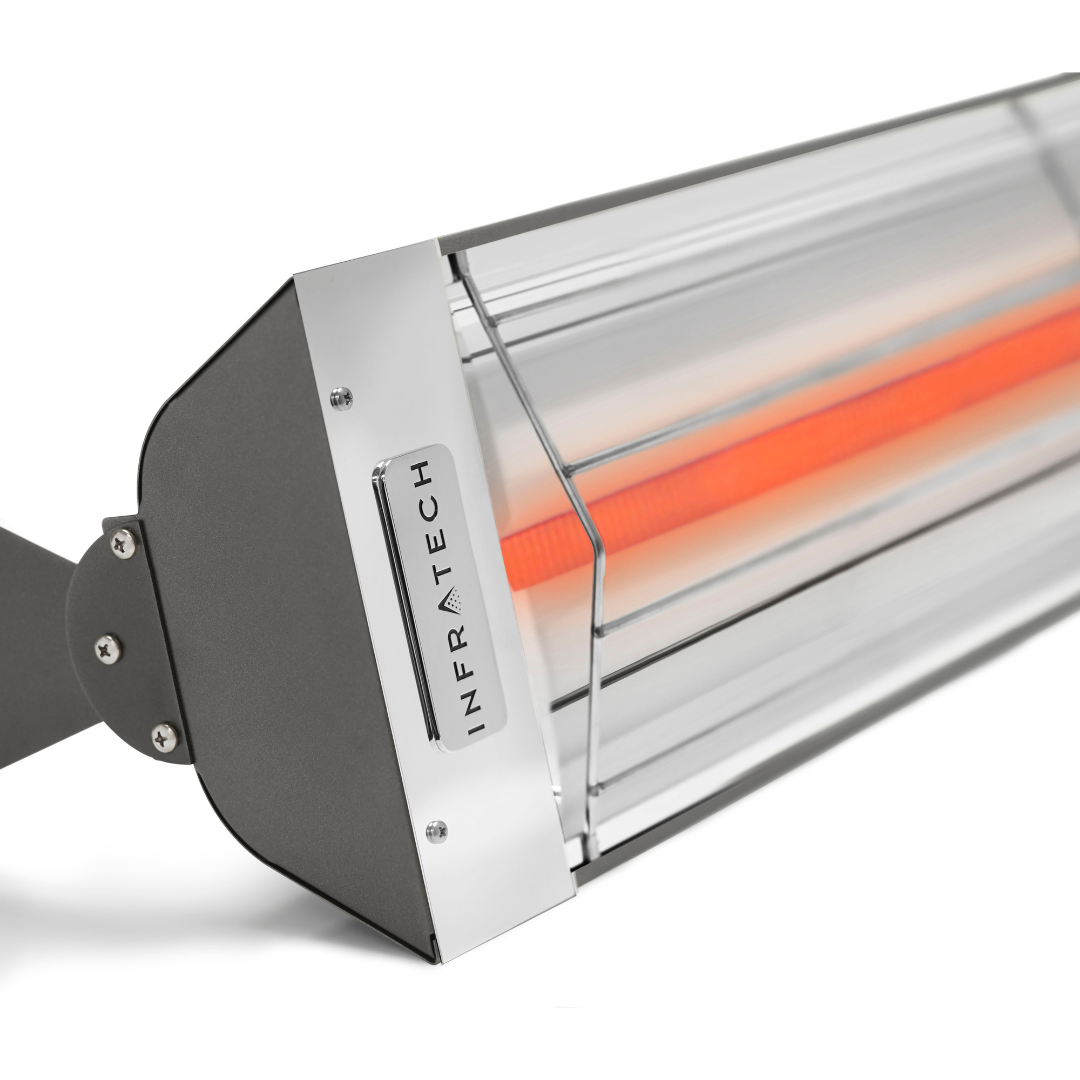Infratech Infratech W Series 1500W Single Element Infrared Patio Heater Patio Heater 120 Volts Grey