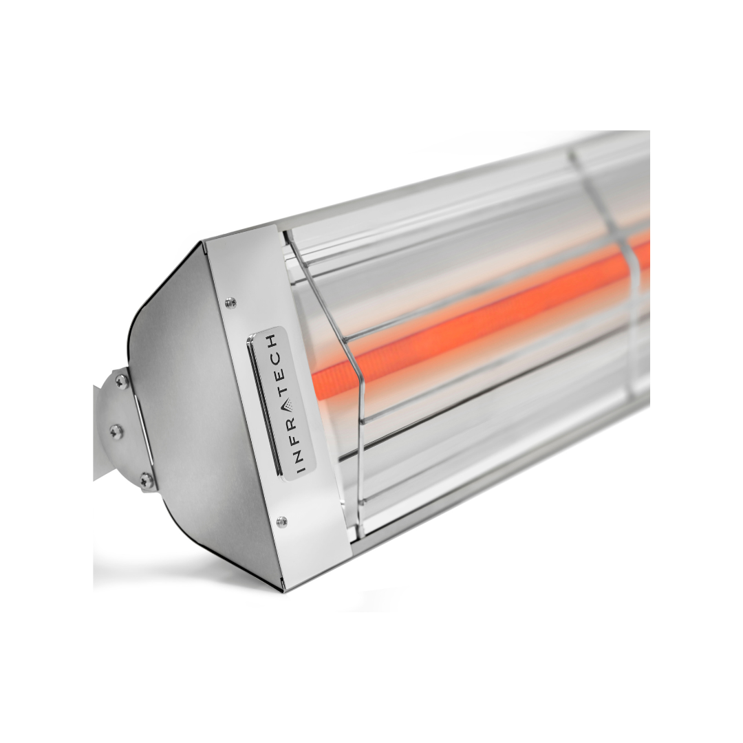 Infratech Infratech W Series 1500W Single Element Infrared Patio Heater Patio Heater 120 Volts Stainless Steel