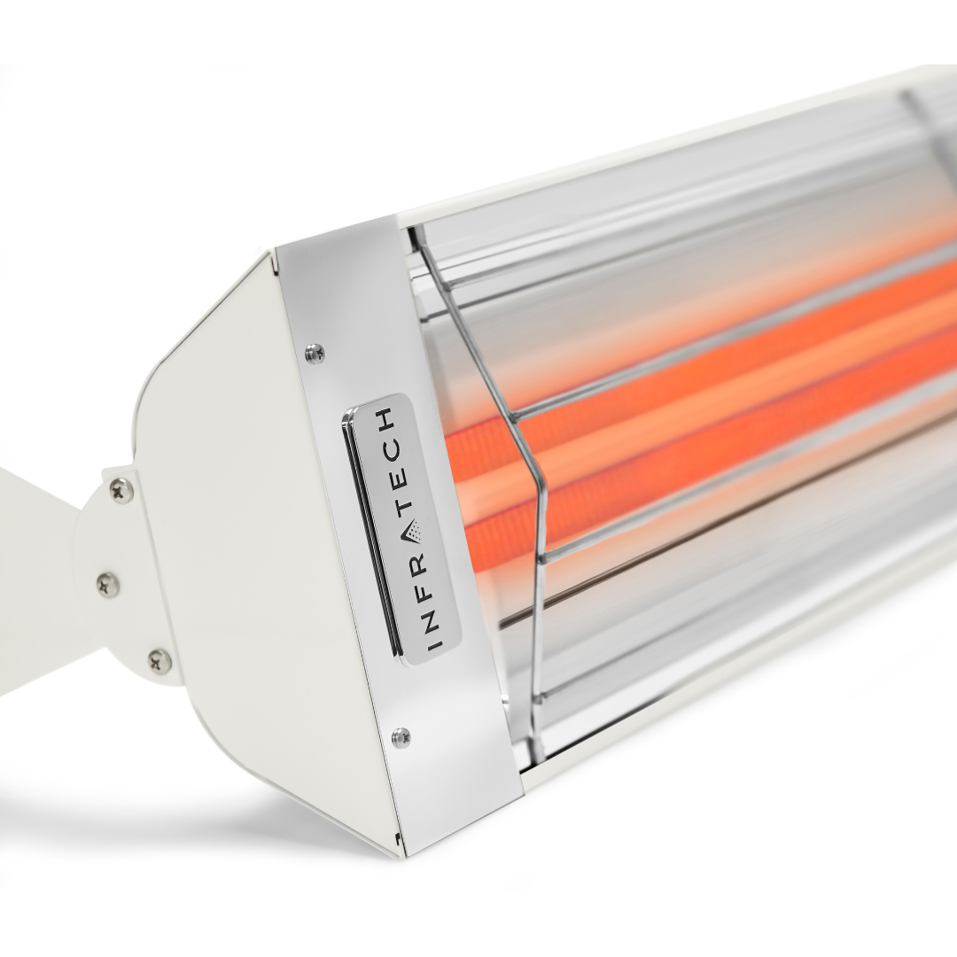 Infratech WD Series 4000W Dual Element Infrared Patio Heater in White
