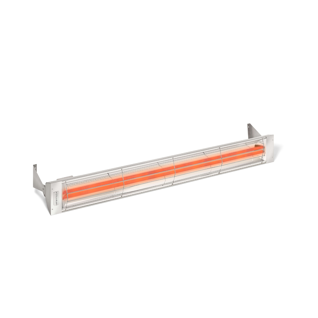 Infratech WD Series 4000W Dual Element Infrared Patio Heater Long in Stainless Steel