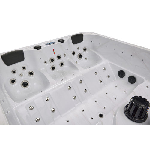Luxury Spas Social 5-Person Hot Tub-Luxury Spas-Outdoor Direct