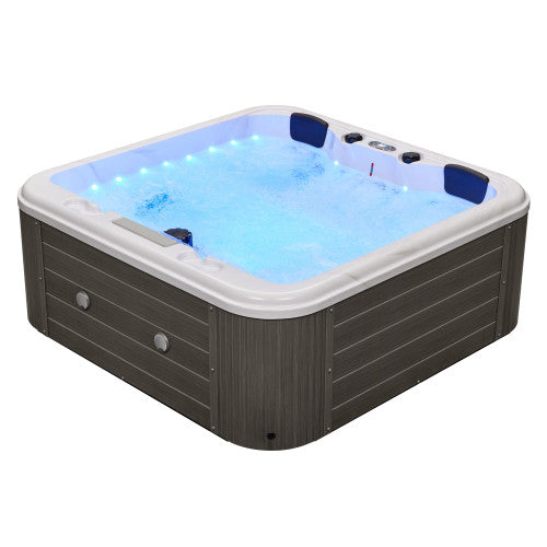 Luxury Spas Social 5-Person Hot Tub-Luxury Spas-Outdoor Direct