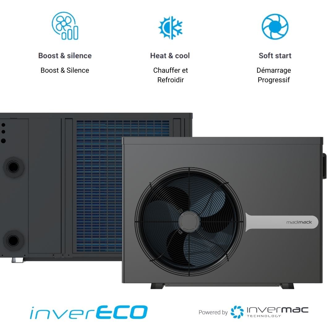 Madimack InverEco INVECO320 Inverter Heat Pump (Heat and Cool)-Pool Heat Pump]-Outdoor Direct