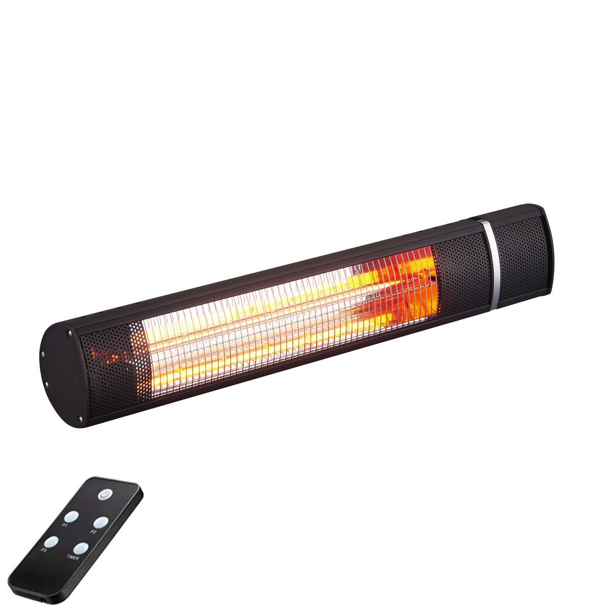 RADtec 25&quot; Golden Tube Electric Patio Heater (1500W/110V)
