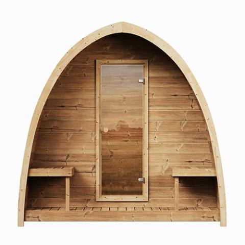 SaunaLife Model G3 Outdoor Home Sauna Kit Garden Series