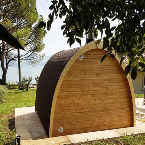 SaunaLife Model G3 Outdoor Home Sauna Kit Garden Series