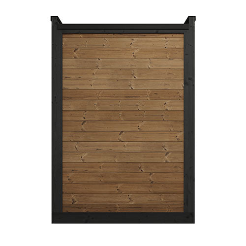 SaunaLife GL4 4-Person Outdoor Sauna Kit Garden Luxury Series