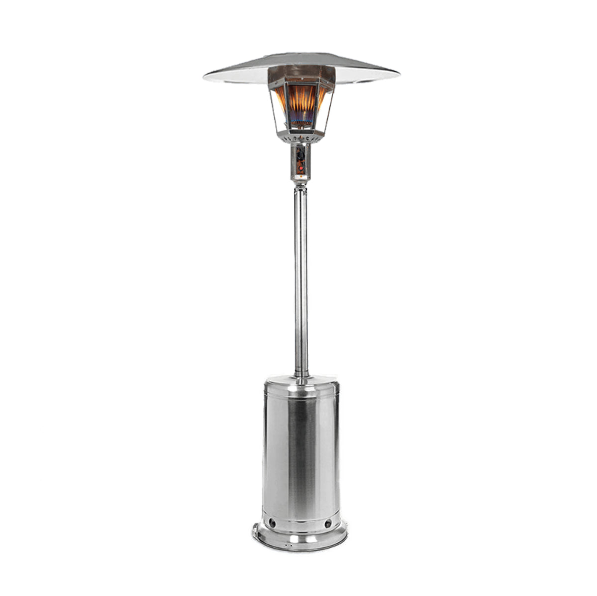 RADtec 96&quot; Real Flame Propane Patio Heater - Stainless Steel Finish--Outdoor Direct
