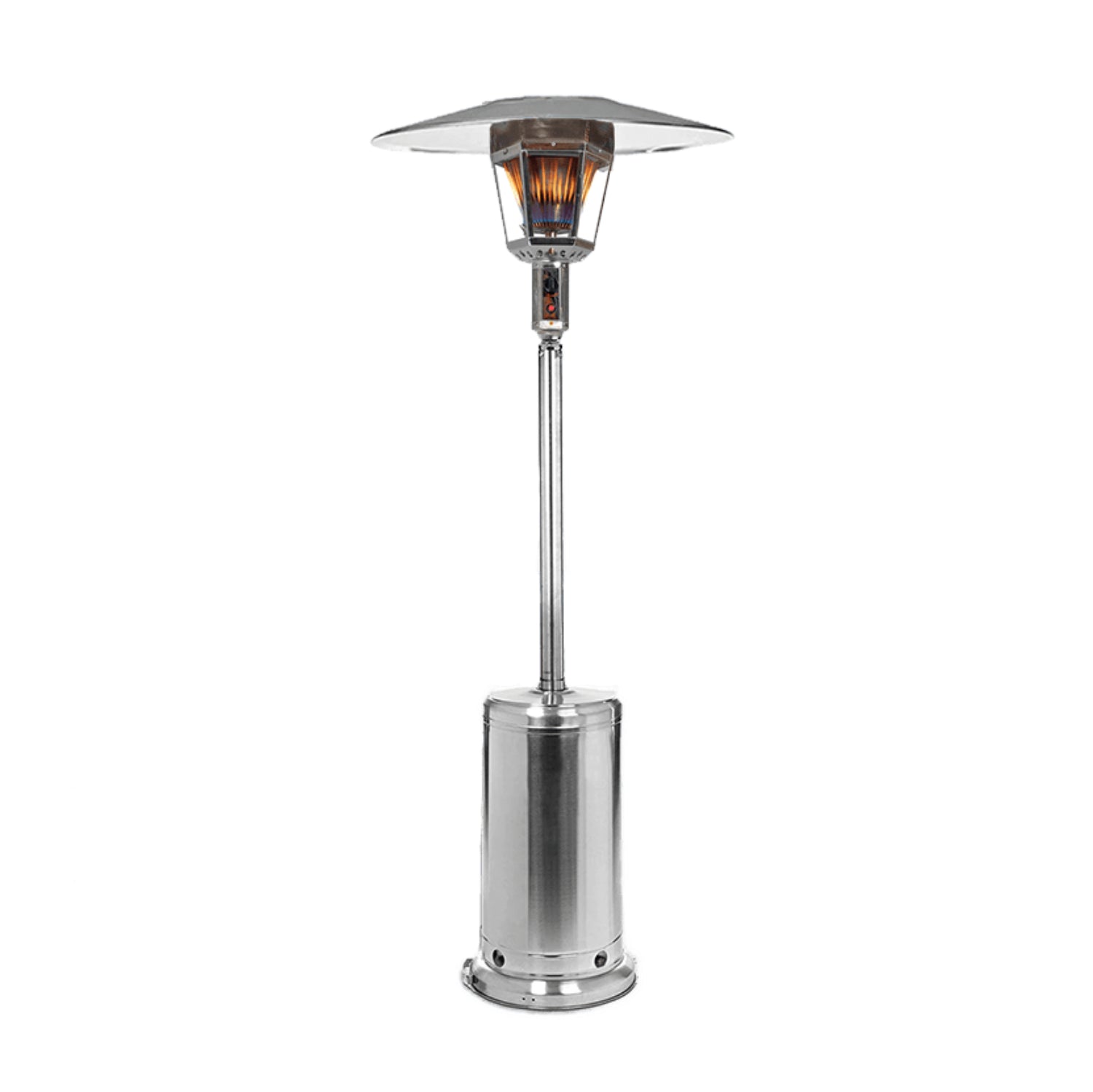 RADtec 96" Real Flame Propane Patio Heater - Stainless Steel Finish--Outdoor Direct