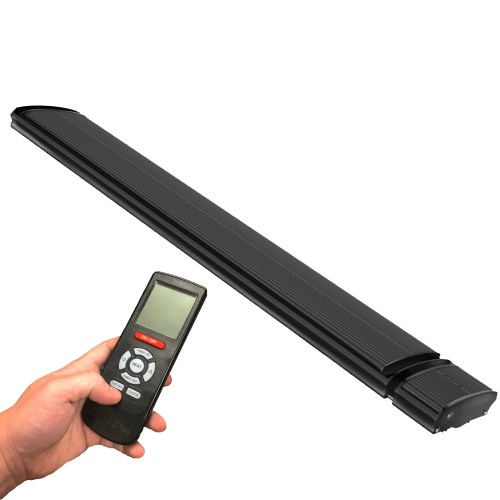 RADtec 43" Zero Light Electric Patio Heater--Outdoor Direct