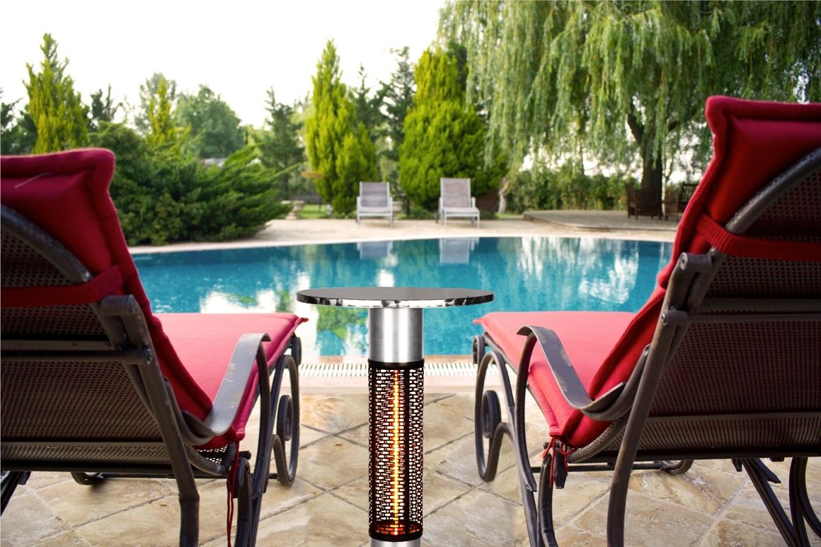 RADtec Electric Bistro Table Heater--Outdoor Direct