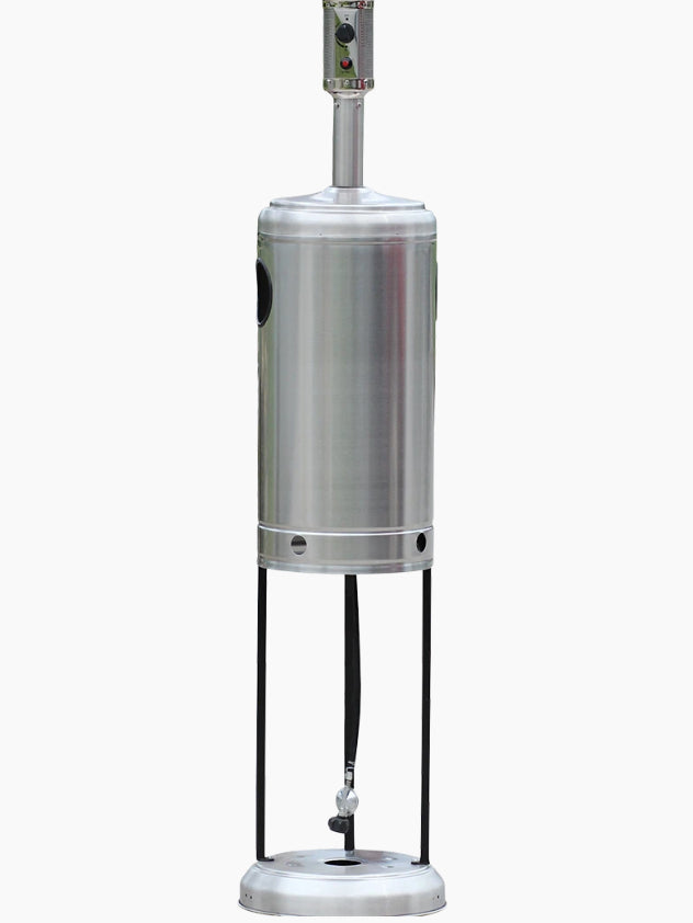 RADtec 96&quot; Real Flame Natural Gas Patio Heater - Stainless Steel Finish