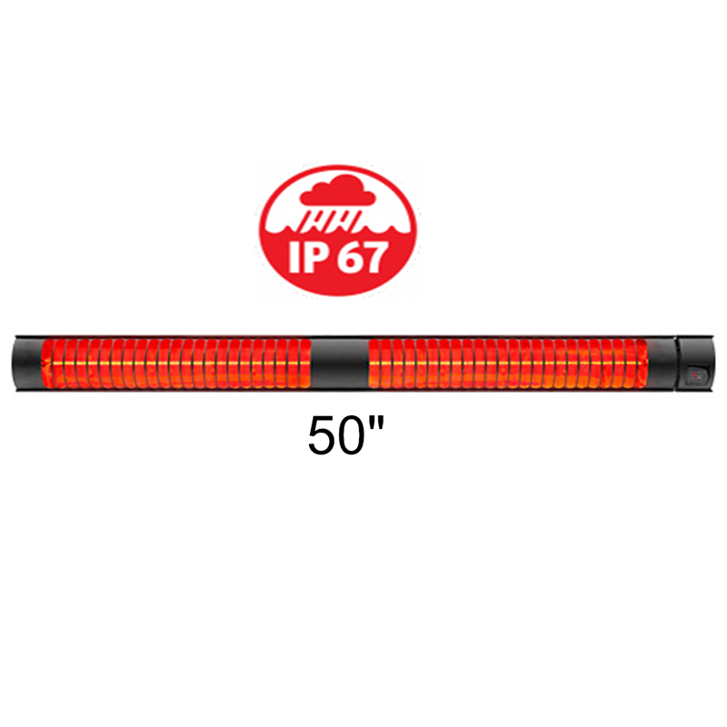 RADtec 50" Weatherproof Electric Patio Heater--Outdoor Direct