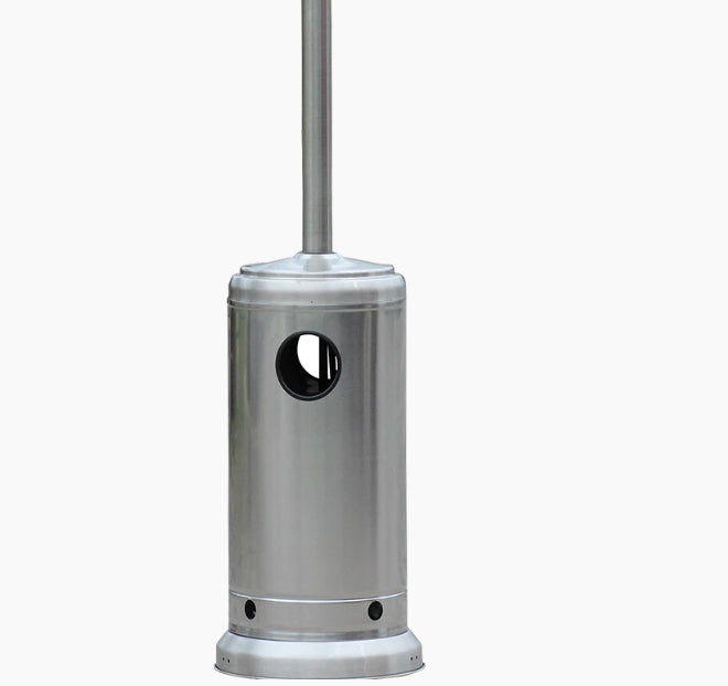 RADtec 96&quot; Real Flame Propane Patio Heater - Stainless Steel Finish