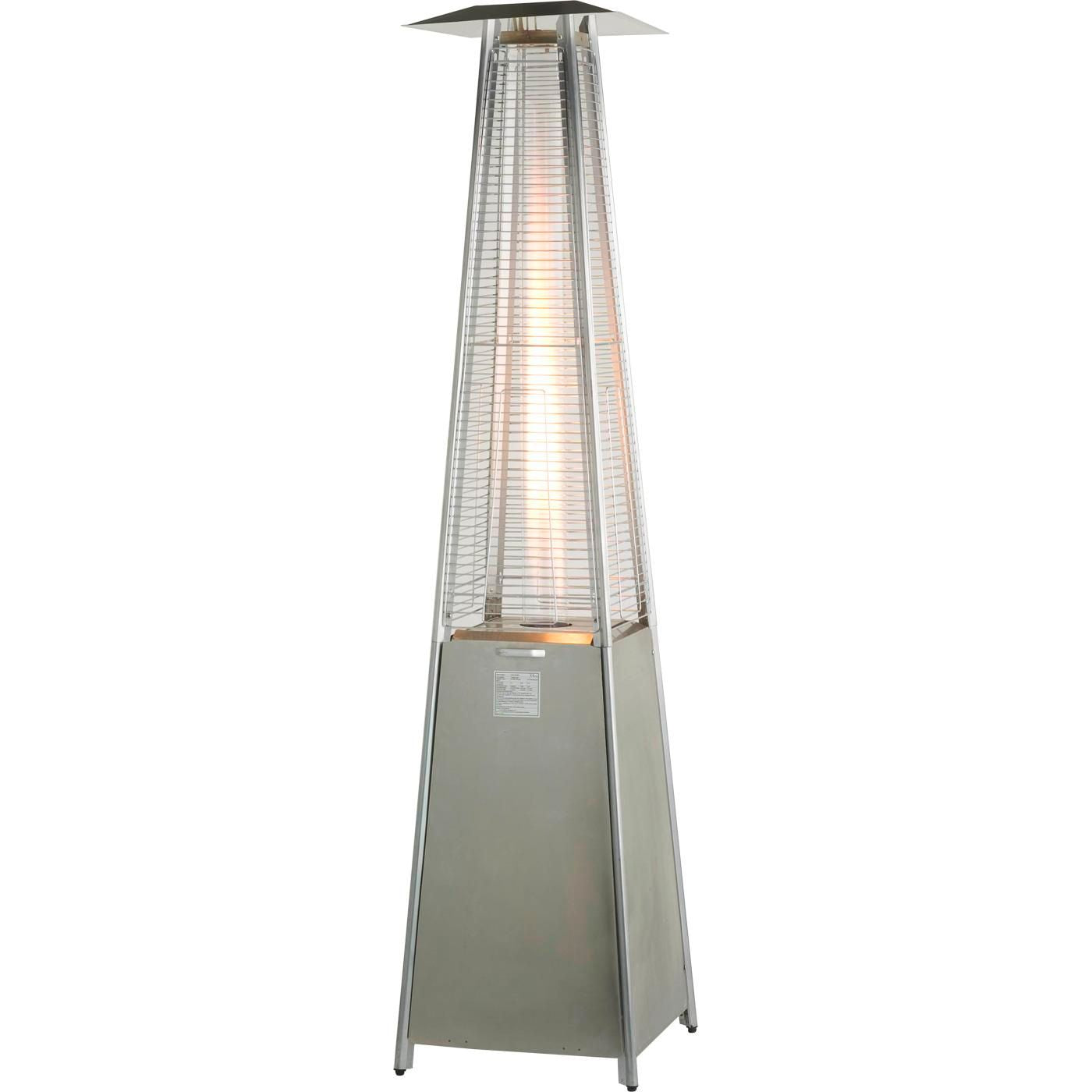 RADtec 89" Tower Flame Propane Patio Heater - Stainless Steel--Outdoor Direct